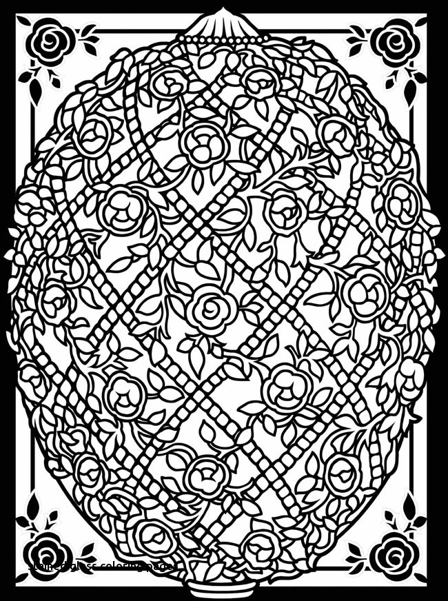 Printable Stained Glass Coloring Pages