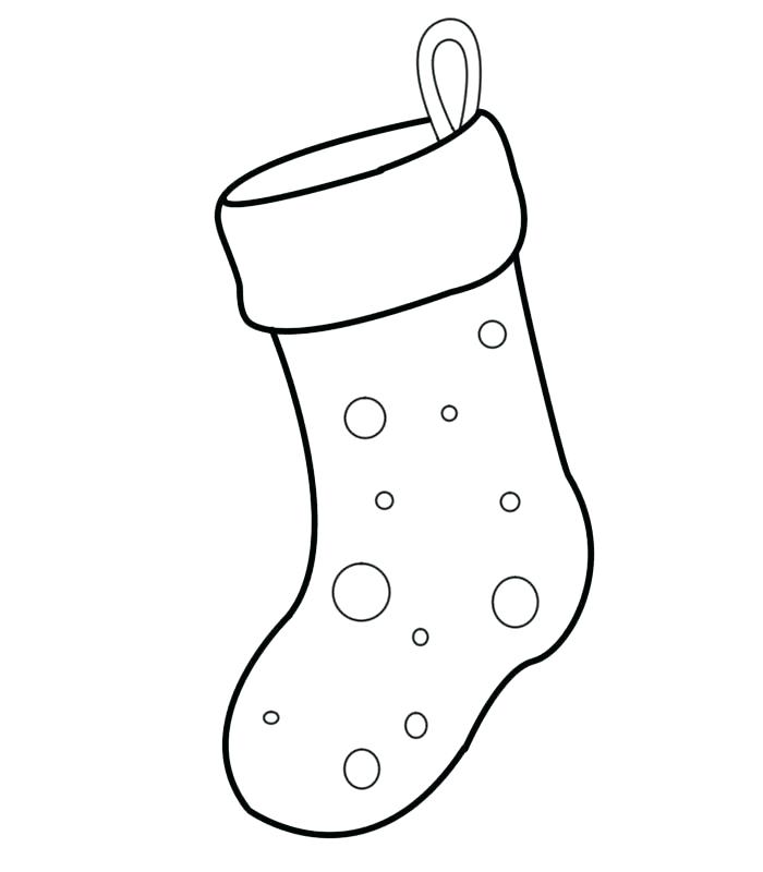 700x800 Stocking Coloring Pages Stockings Contain With Sweet Coloring