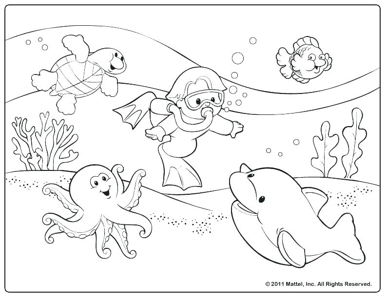 792x612 Printable Beach Coloring Pages Summer Coloring Pages Printable