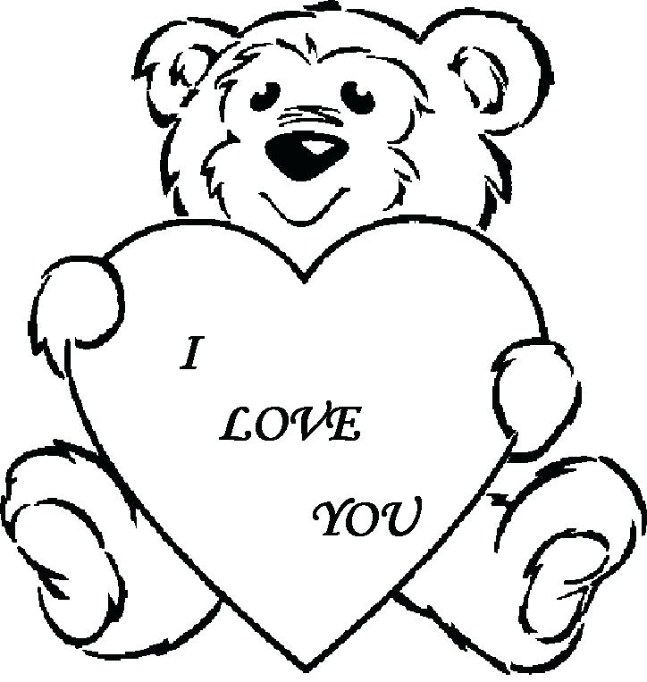 Printable Teddy Bear Coloring Pages