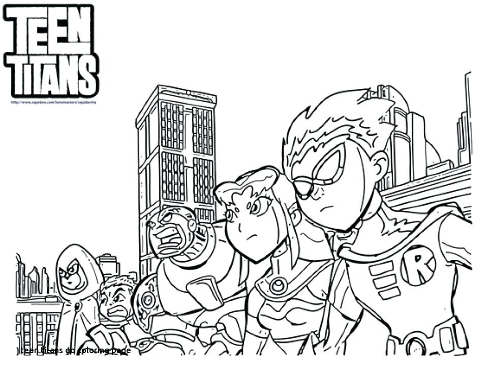 960x740 Teen Titans Go Color Pages Free Printable Teen Titans Coloring