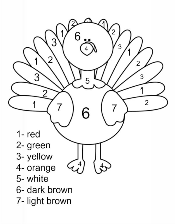 600x766 Printable Thanksgiving Coloring Pages For Kids 130 Thanksgiving