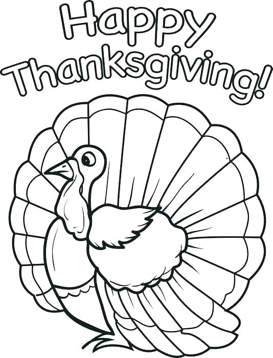 534x700 Thanksgiving Color By Number