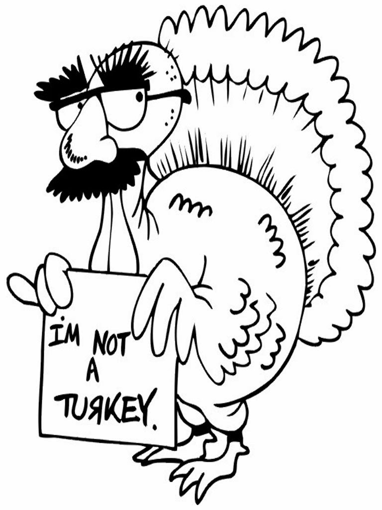 768x1024 Free Printable Thanksgiving Coloring Pages