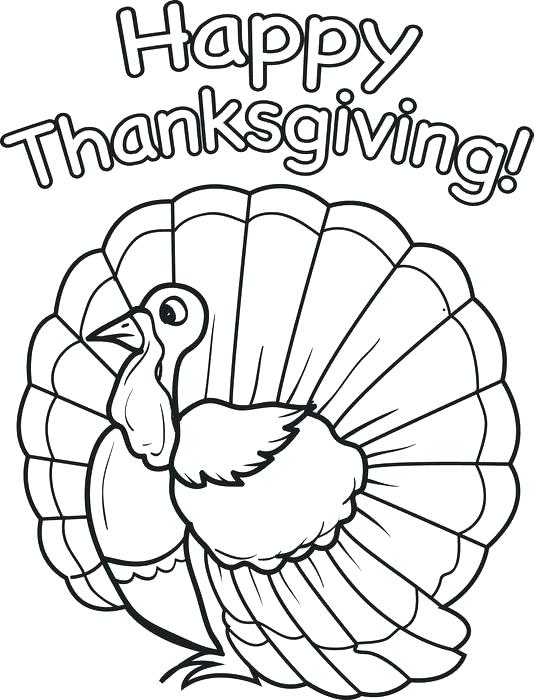 534x700 Thanksgiving Coloring Pages For Kids Printable