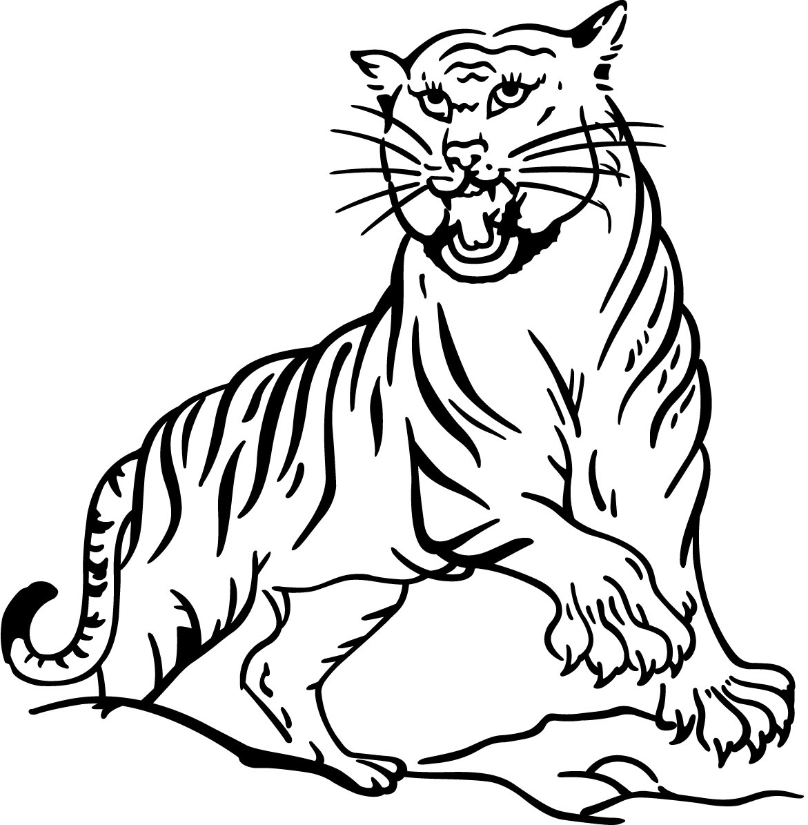 1171x1195 Tiger Coloring Pages Lovely Free Printable Tiger Coloring Pages