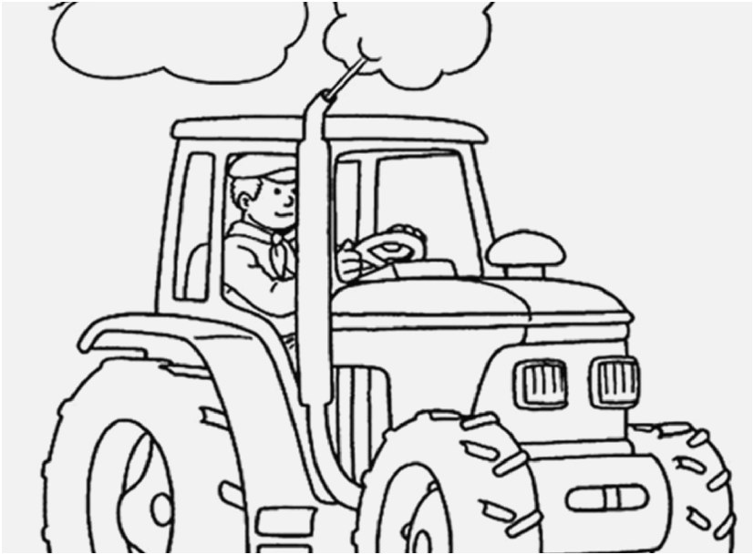 Printable Tractor Coloring Pages