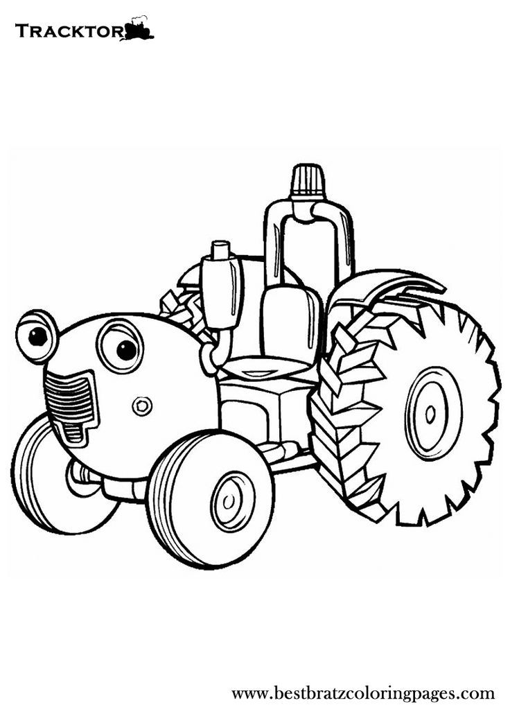 736x1030 Free Printable Tractor Coloring Pages For Kids Kolorowanki
