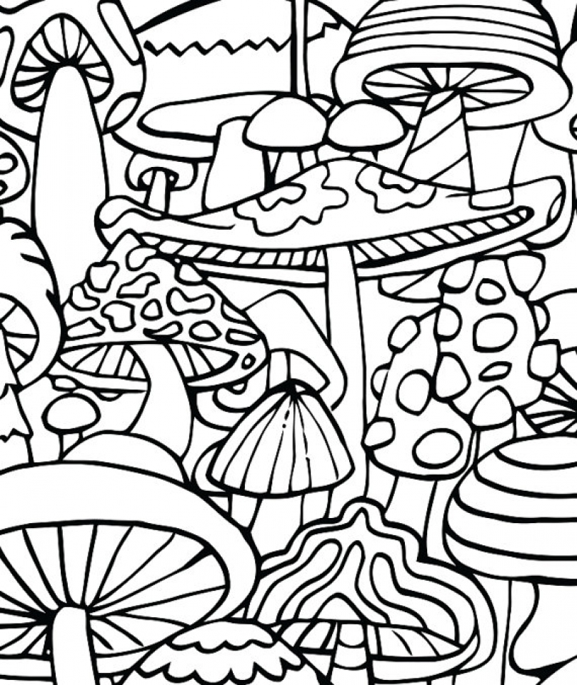 808x960 Free Printable Trippy Coloring Pages