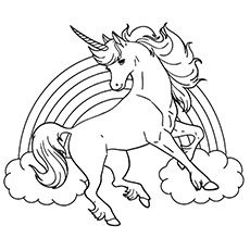 230x230 Unicorn Coloring Page Coloring Pages Unicorns