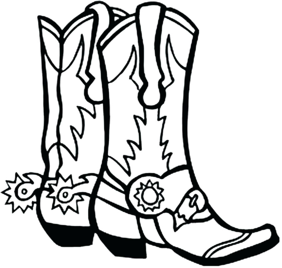903x857 Cowboy Boots Coloring Pages Cowboy Boots Coloring Pages Cowboy