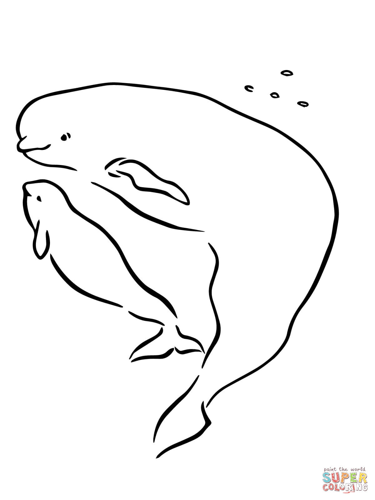 1200x1600 Sperm Whale Coloring Page Free Printable Pages