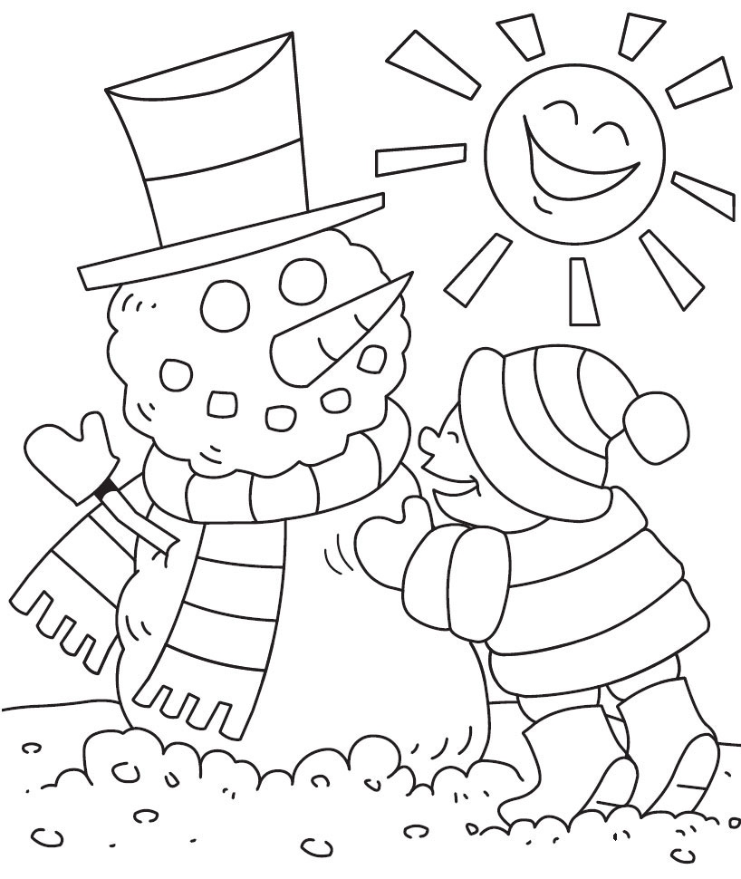818x970 Free Winter Coloring Pages Luxury Free Printable Winter Coloring