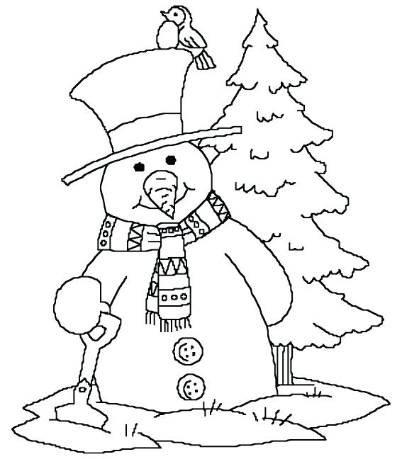 567x648 Winter Wonderland Coloring Pages Printable Winter Snowman Coloring