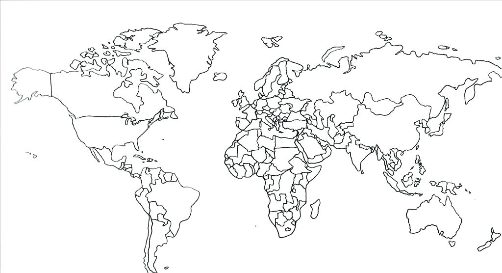 1024x556 Free Printable World Map With World Map Coloring Pages Top World