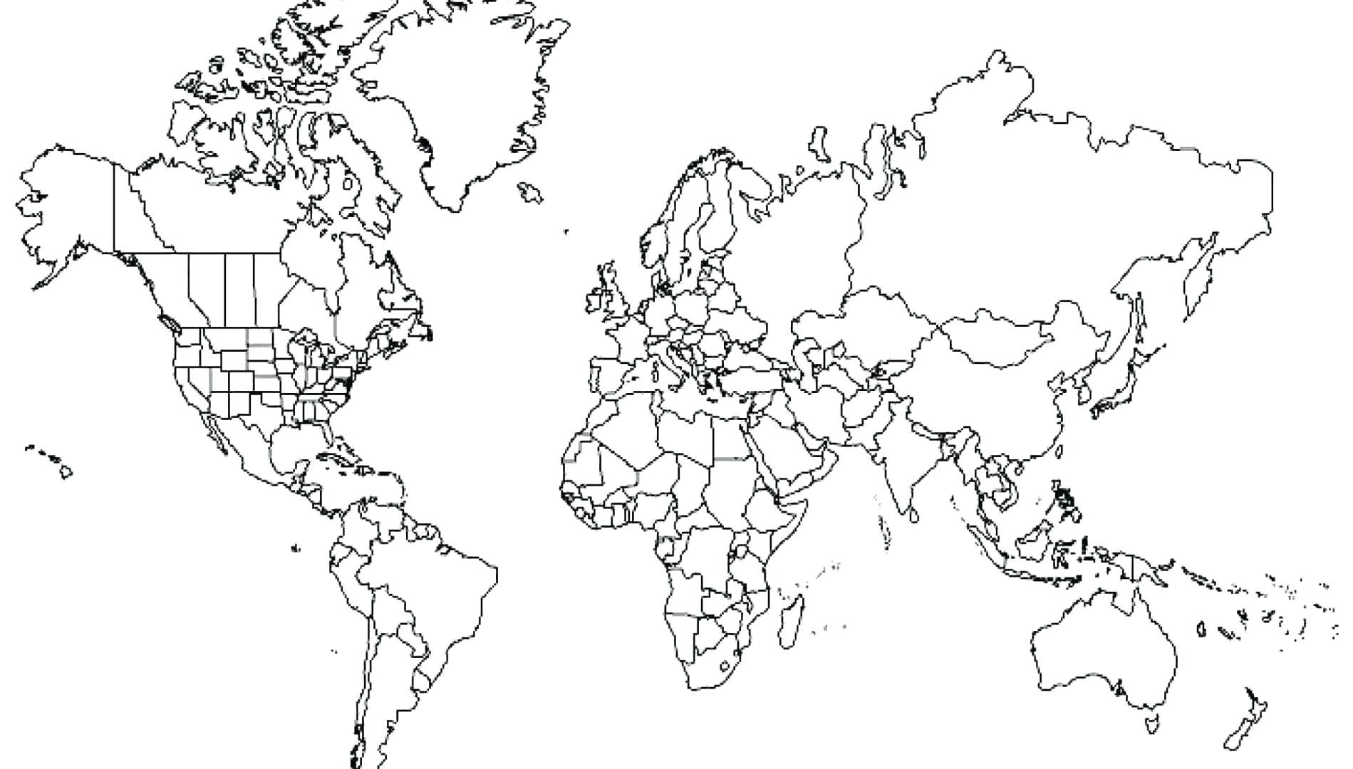 1899x1080 World Map Coloring Page Pdf Save World Map Coloring Page Pdf