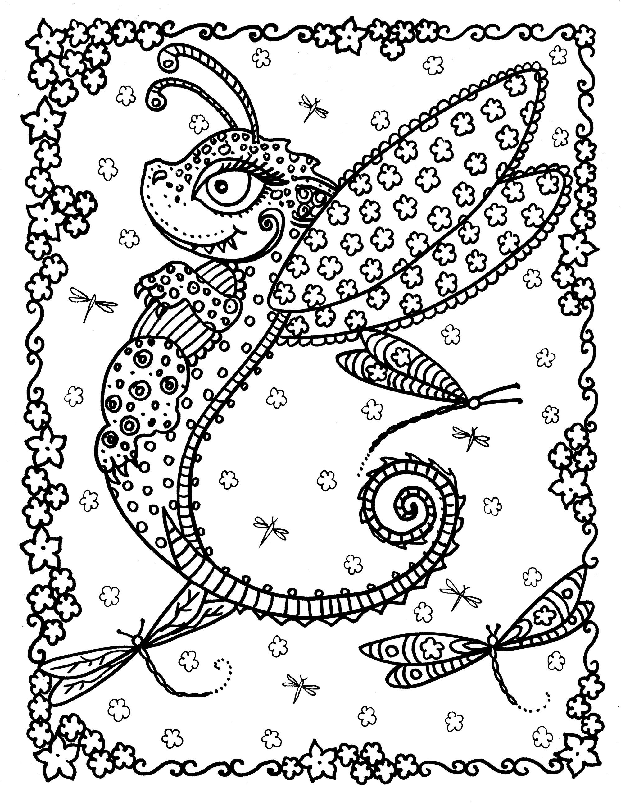 2000x2588 Butterfly Dragonfrom The Gallery Zen Printable