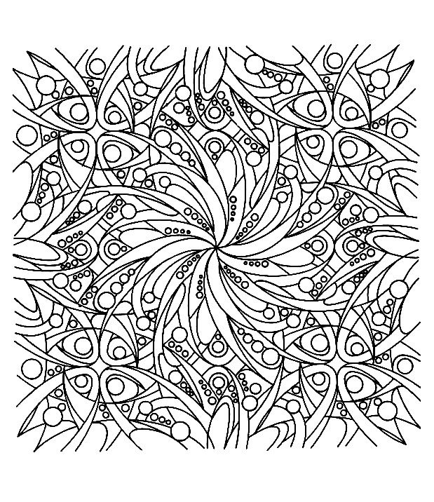 619x716 Free Coloring Page Coloring Adult Zen. Top