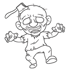 230x230 Top 20 Zombie Coloring Pages For Your Kids
