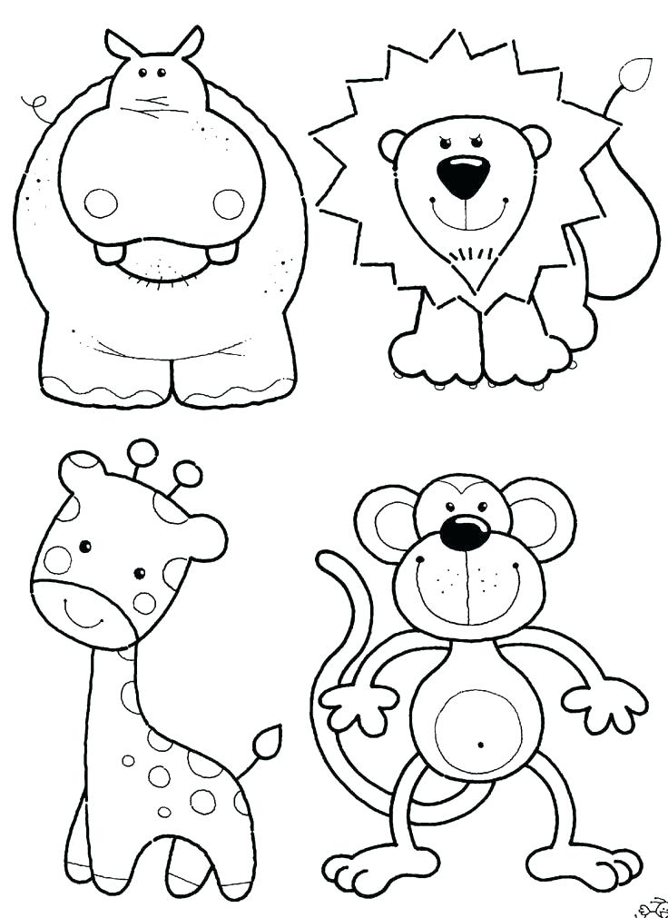736x1011 Classy Zoo Animals Coloring Pages New Best Kids Images On Print