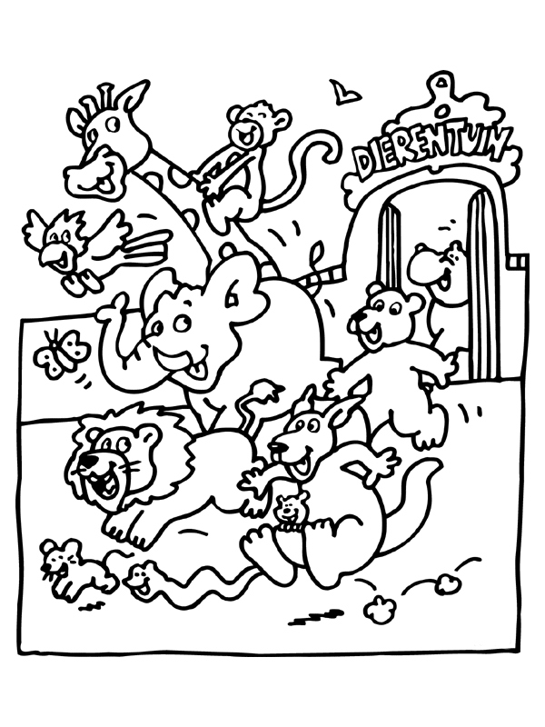 600x800 Zoo Animal Coloring Pages Elegant Free Printable Zoo Coloring