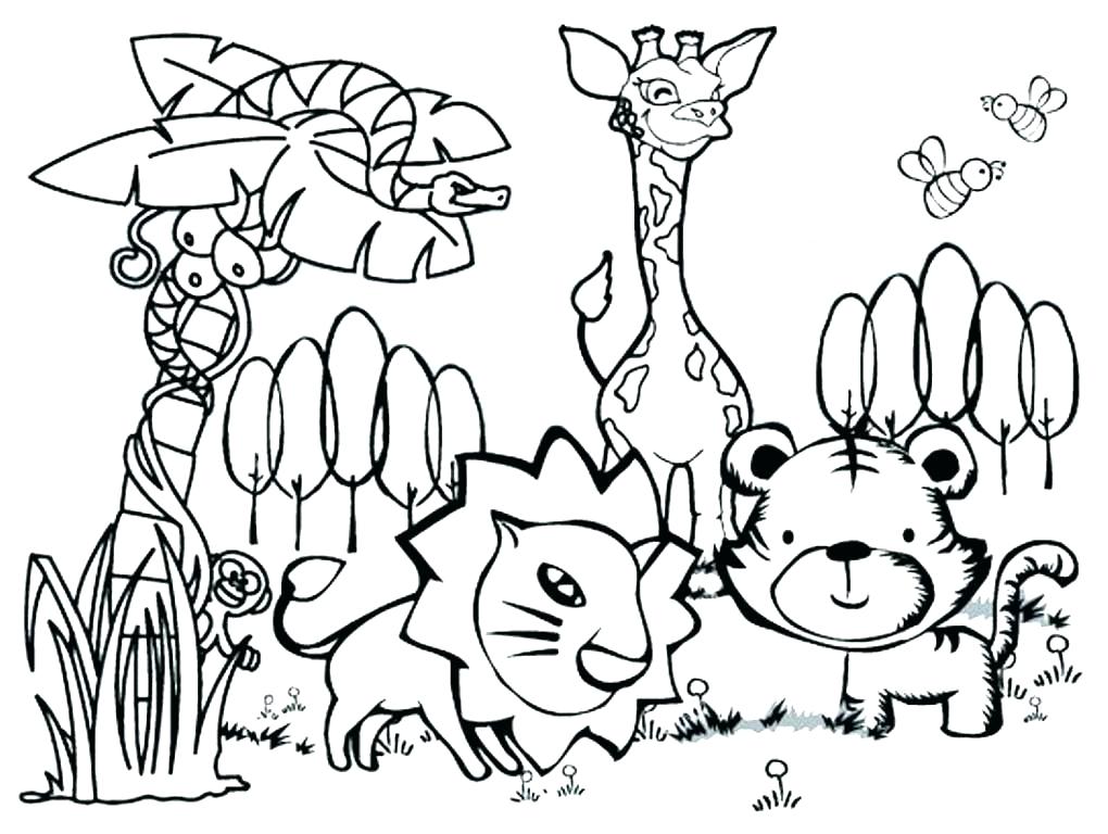 1020x768 Zoo Animal Coloring Pages To Print Animal Coloring Pages Printable