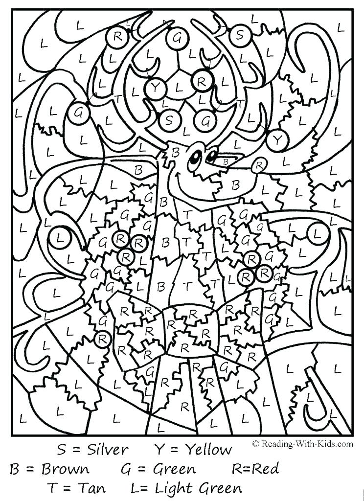 744x1024 Coloring Pages Numbers
