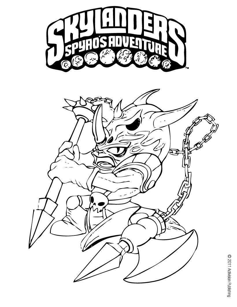 820x1060 This Site Has Lots Of Skylanders To Colour In! Aidan's Bday