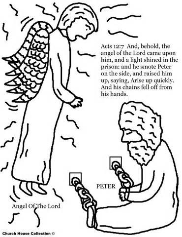 370x480 Peter In Prison Coloring Page Httpchurchhousecollection