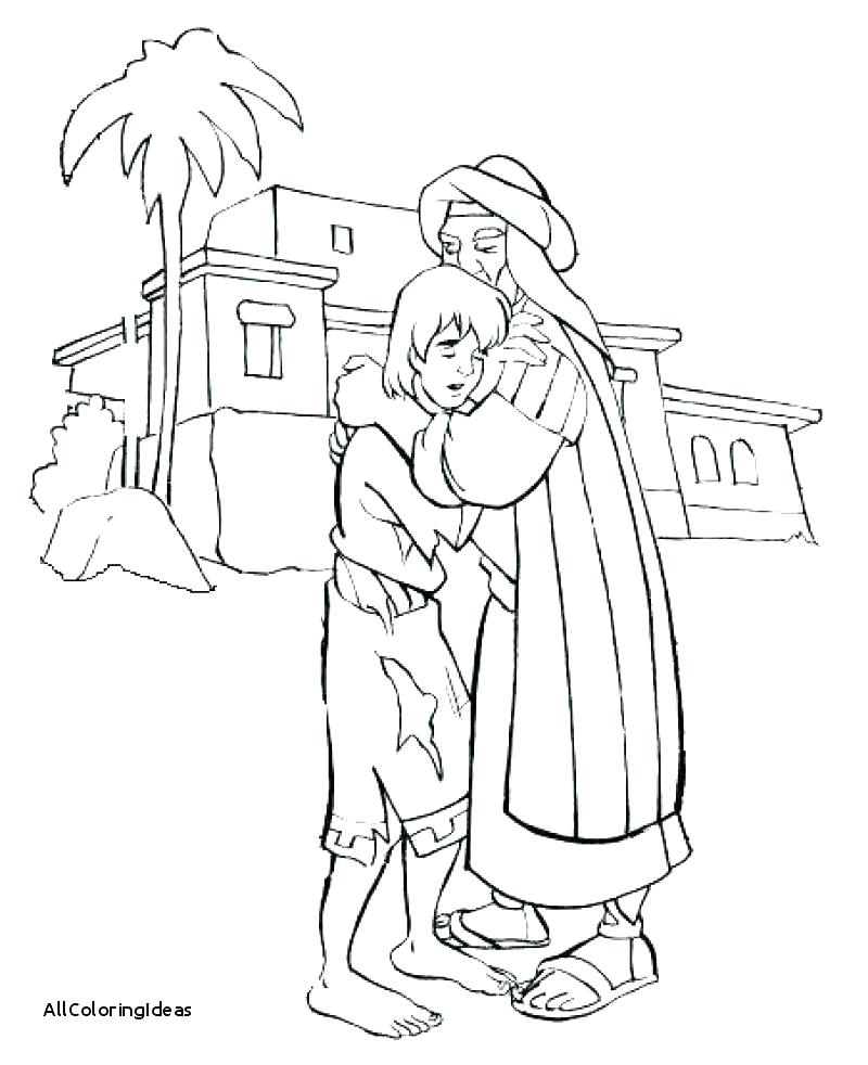 800x982 Prodigal Son Coloring Page Bible Prodigal Son Picture Bible Story