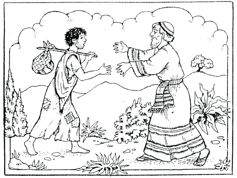 828x620 Prodigal Son Coloring Page Prodigal Son Coloring Pages Preschool
