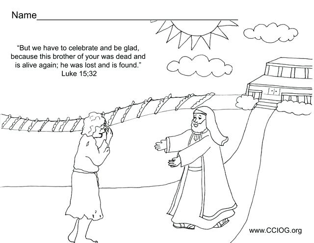 640x495 Prodigal Son Coloring Pages And Prodigal Son Coloring Page 38 Lost