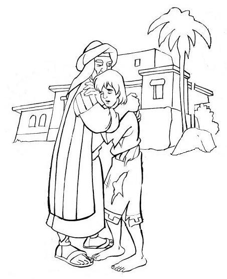 452x555 The Lost Son Parable Puzzles, Coloring Pages Parable Of Prodigal