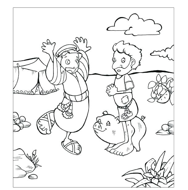 609x613 Exciting Prodigal Son Coloring Page For As Well Fresh