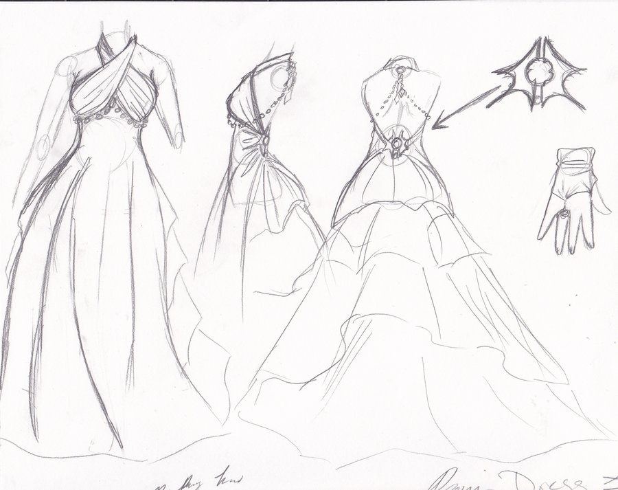Prom Dress Coloring Pages