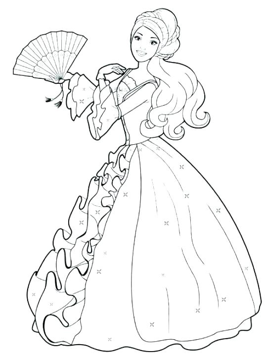 536x730 Dress Coloring Pages In Beautiful Dress Coloring Page Wedding
