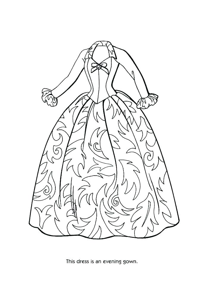 736x981 Dresses Coloring Pages Dress Coloring Page Info Expensive Pages 5