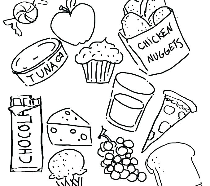 678x600 Food Group Coloring Pages Protein Food Group Coloring Pages