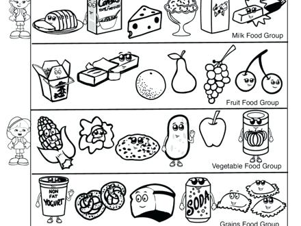 440x330 Ideas Food Group Coloring Pages For 29 Protein Food Group Coloring