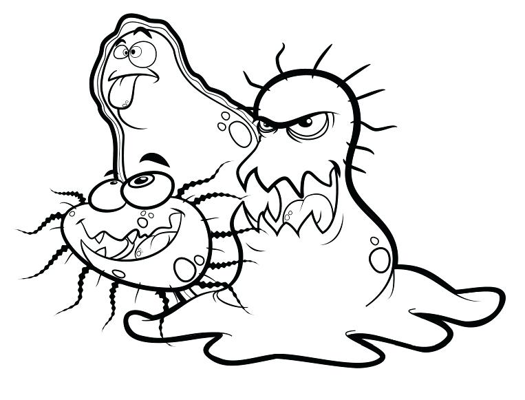 763x581 Bacteria Coloring Pages Coloring Page Bee Lovely Bumble Bee