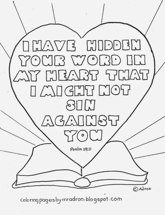 564x735 Free Printable Psalm 11911 Coloring Page Ccd!