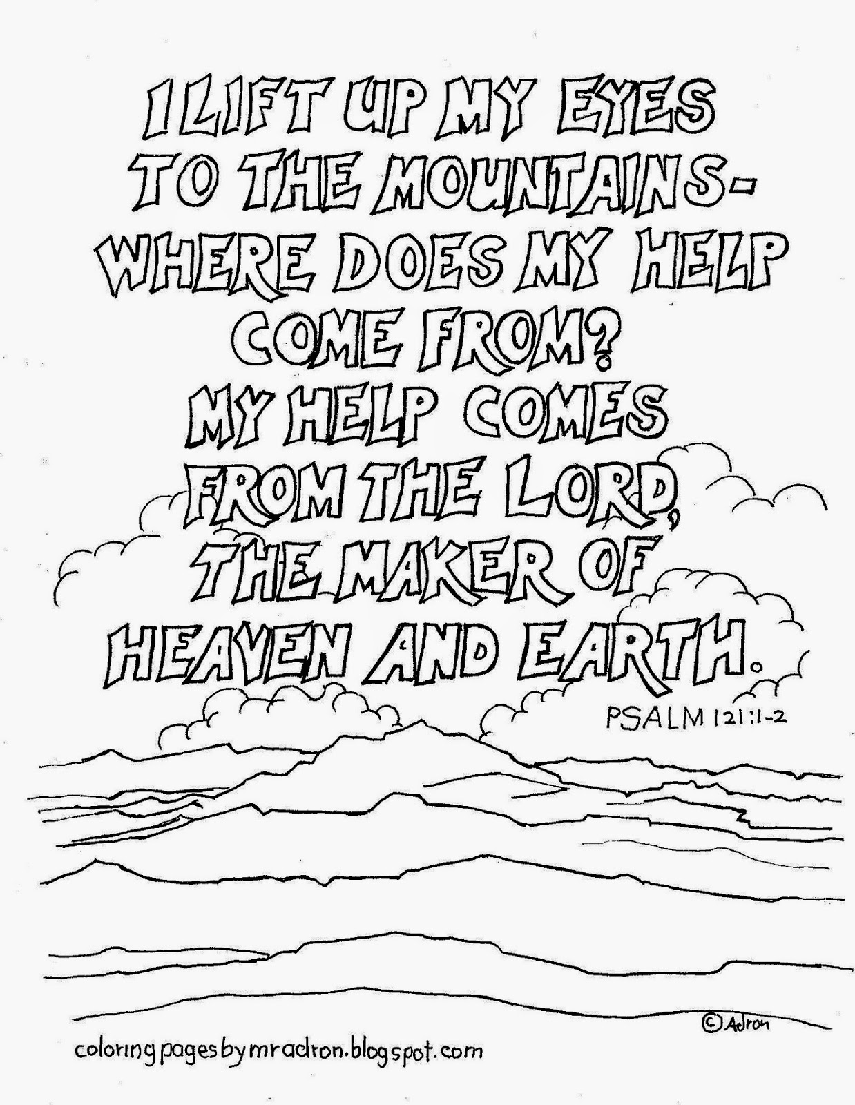 1238x1600 Psalm 1211 2 Coloring Page. See More