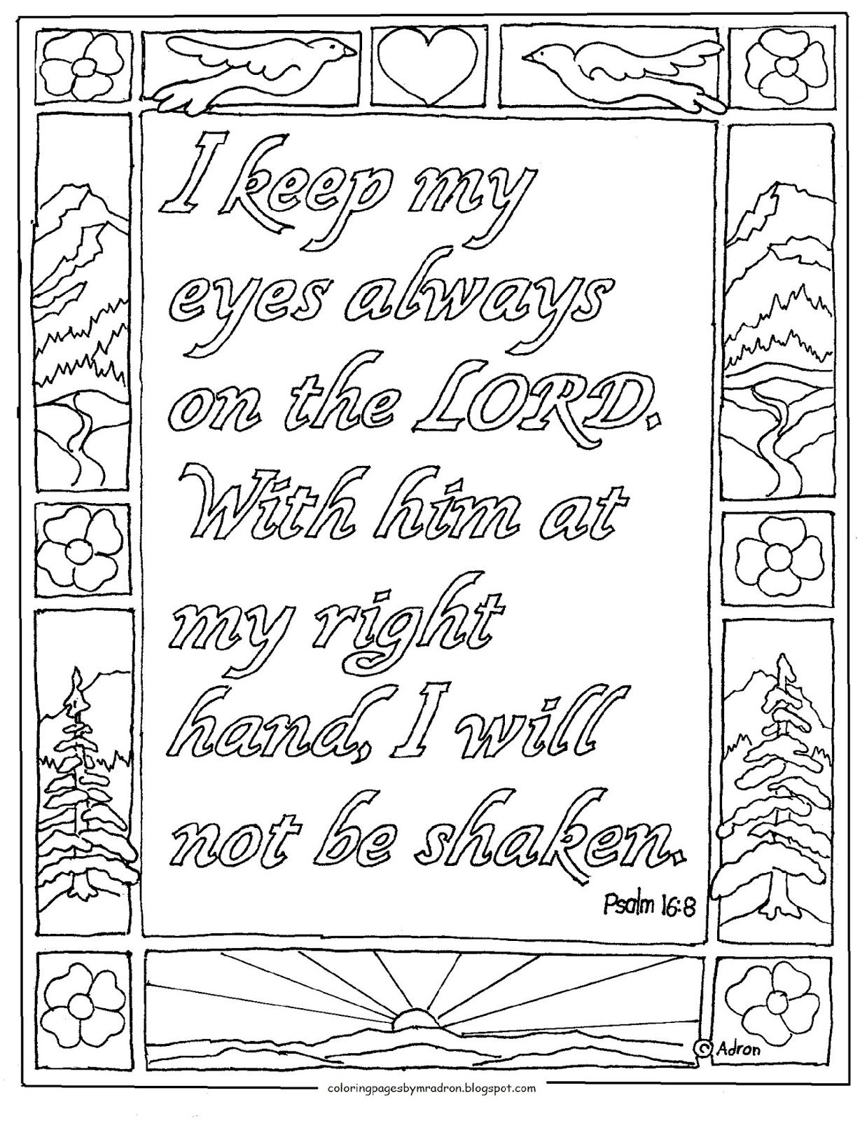 1238x1600 Psalm 168 Printable Coloring Page. This Printable Coloring Page