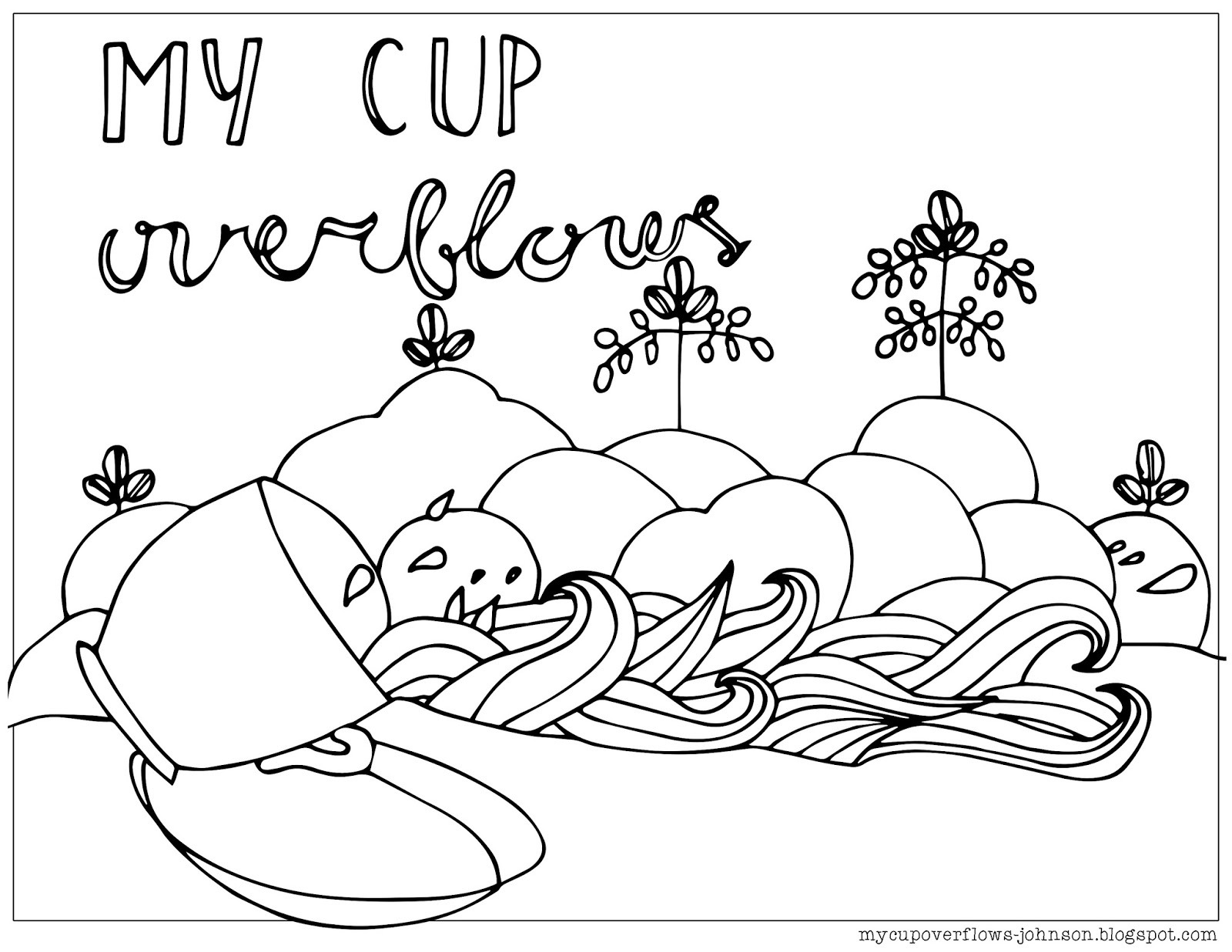 1600x1237 Weird Psalm 23 Coloring Page Printable Pages 1