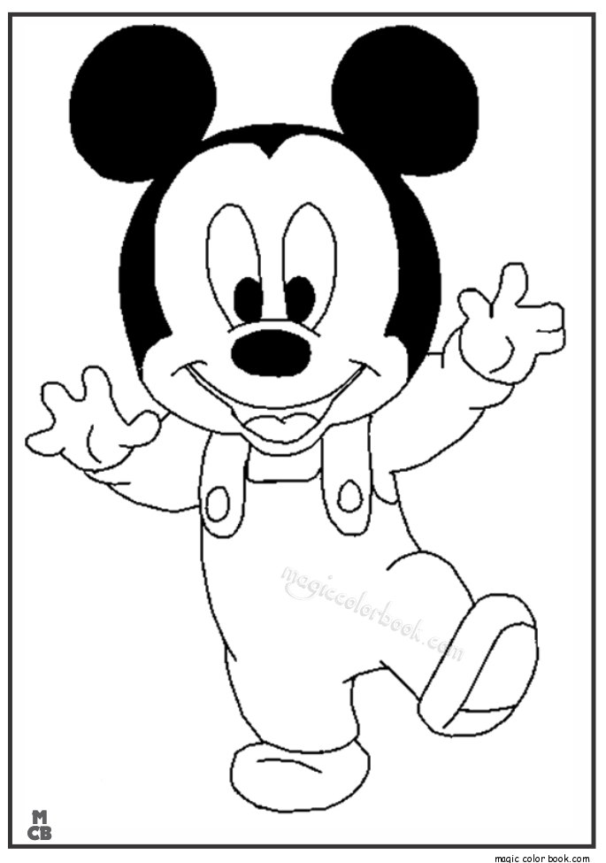 685x975 Pin By Magic Color Book On Mickey Mouse Coloring Pages Free