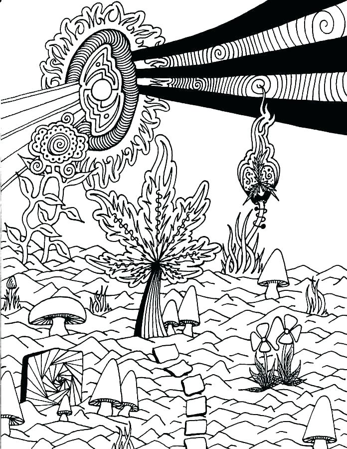 696x900 Psychedelic Coloring Pages Psychedelic Coloring Pages For Adults