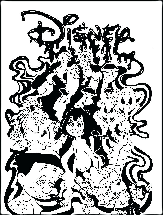 670x885 Awesome Psychedelic Coloring Pages For Adults Or Concept Coloring