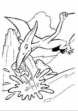 253x359 Pterodactyl Coloring Page Amp Coloring Book
