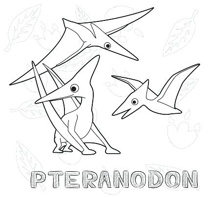 426x405 Pterodactyl Coloring Pages Pteranodon Dinosaur Coloring Pages