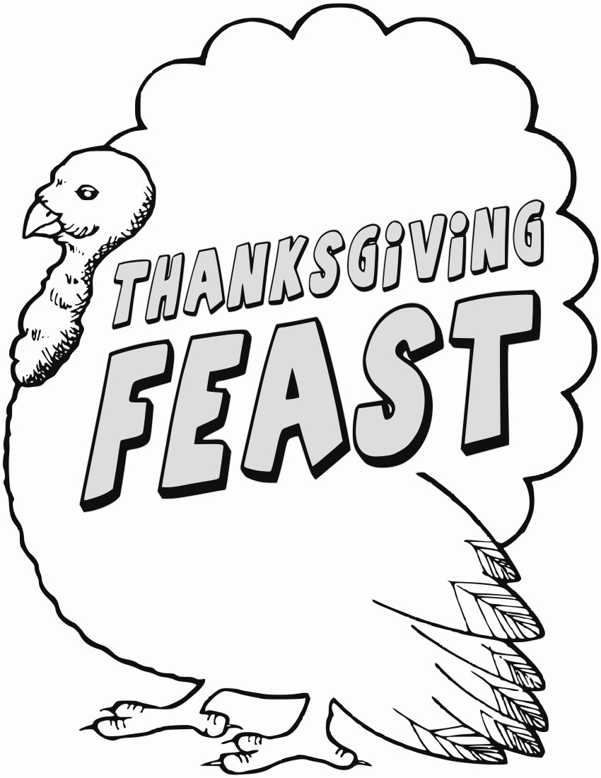 850x1100 Free Thanksgiving Coloring Pages Clipart 1 Page Of Public Domain